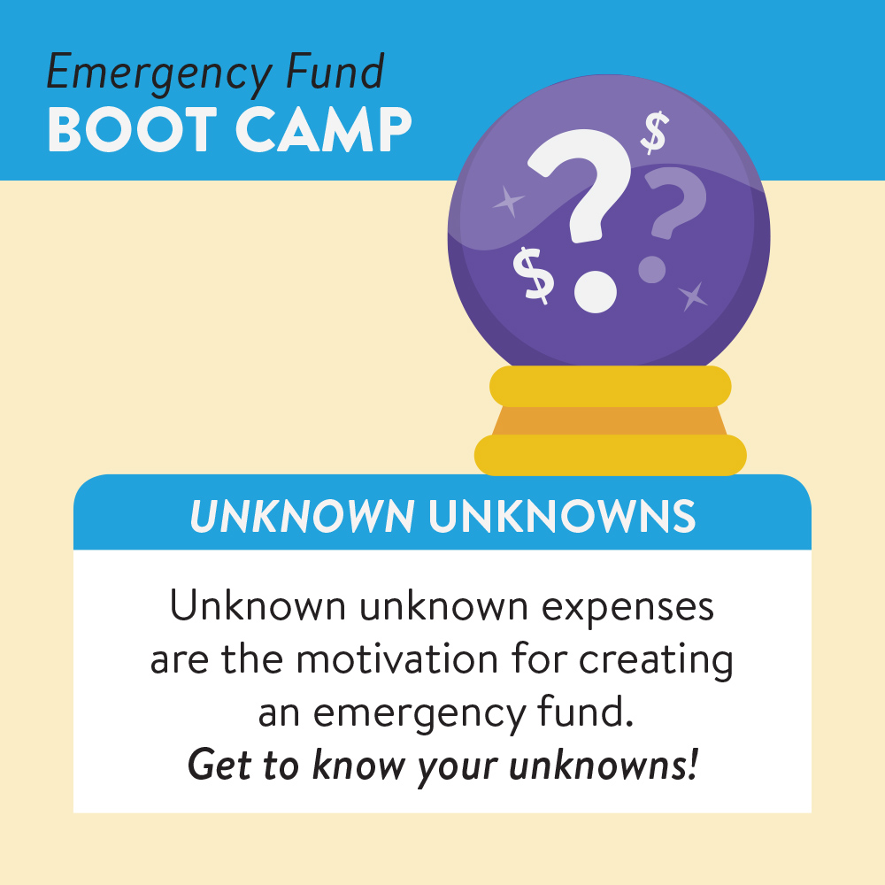 Unknown Unknown Expenses | Emergency Fund Bootcamp