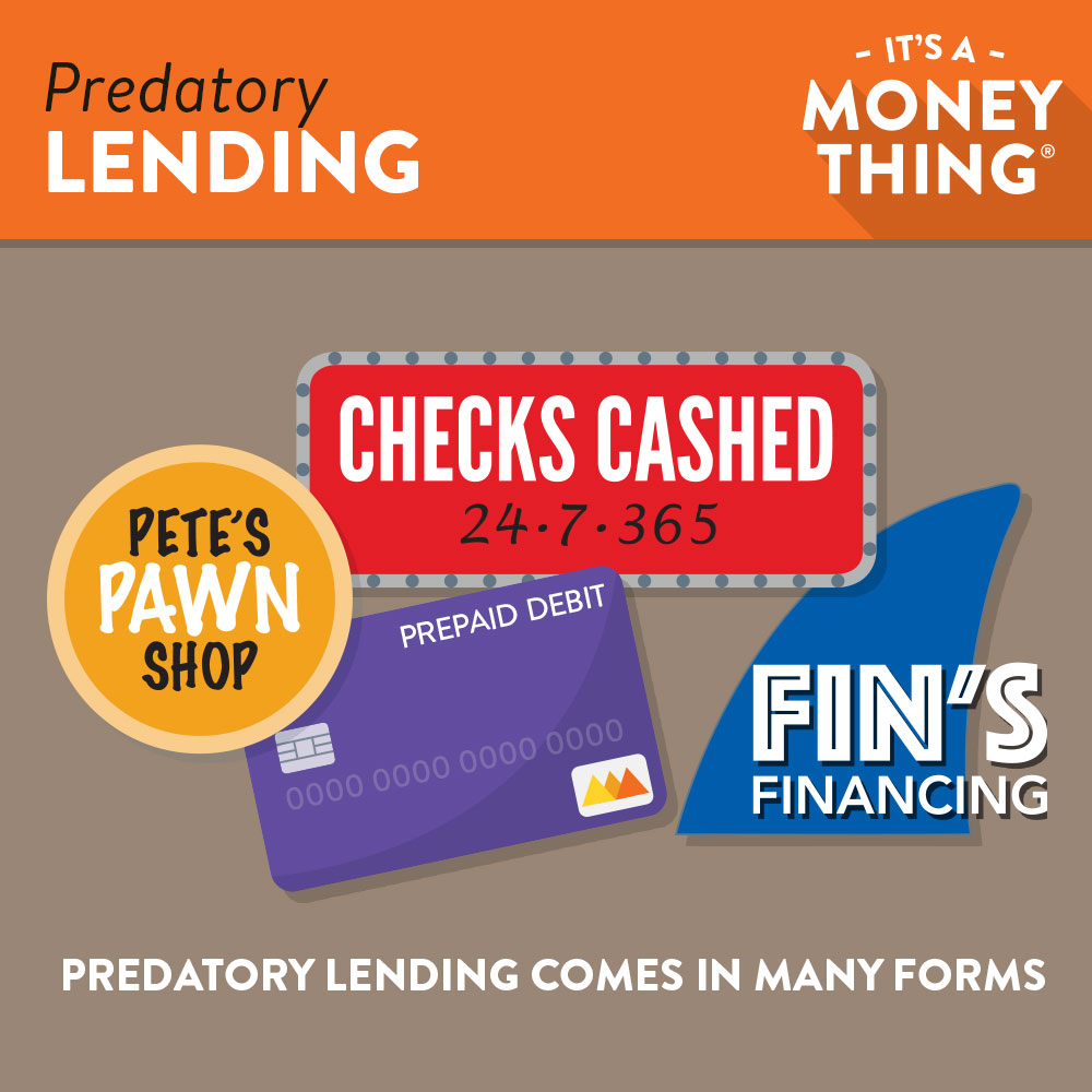 Different forms of predatory lending