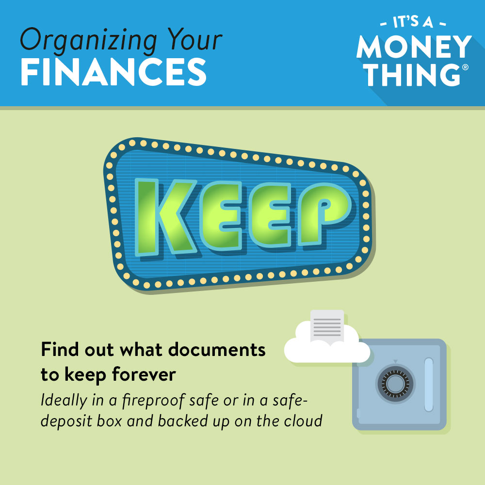 Organizing your finances | find out what documents to keep