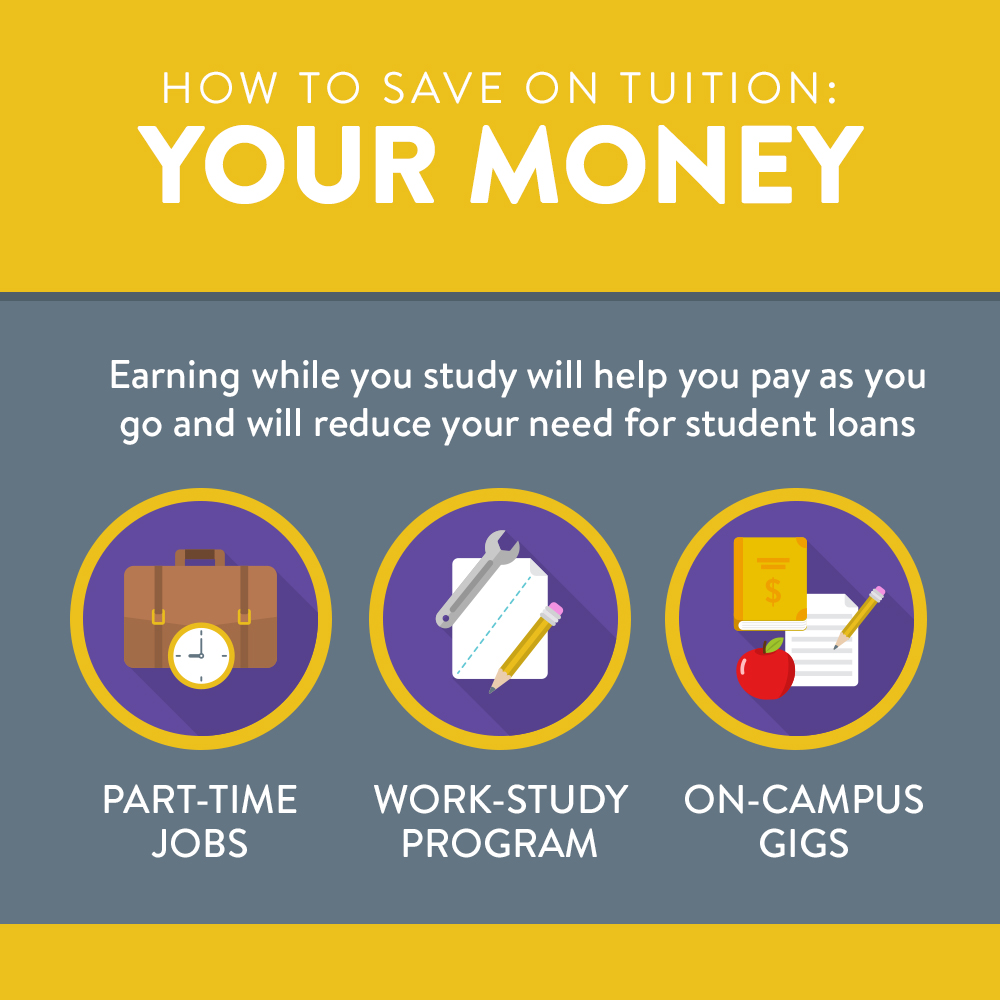 How to save on tuition | secure a source of income