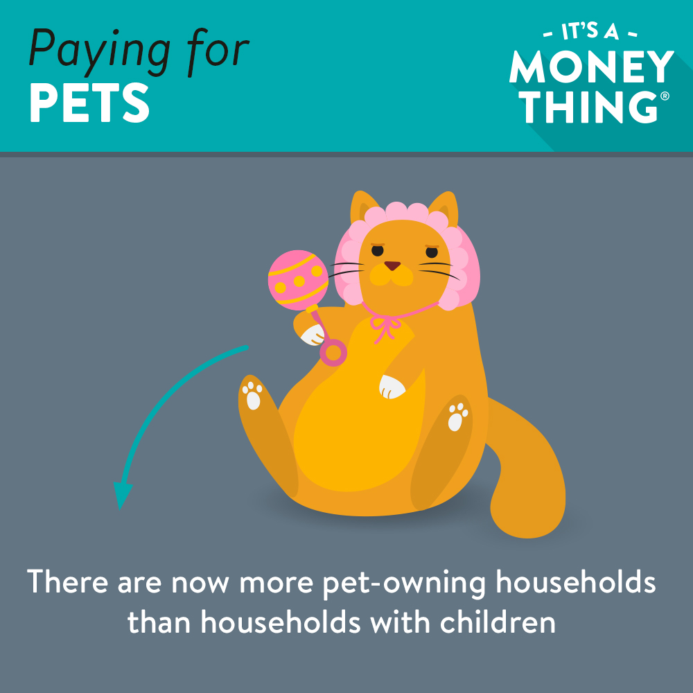 Paying for pet expenses | pets outnumber children in U.S. households 