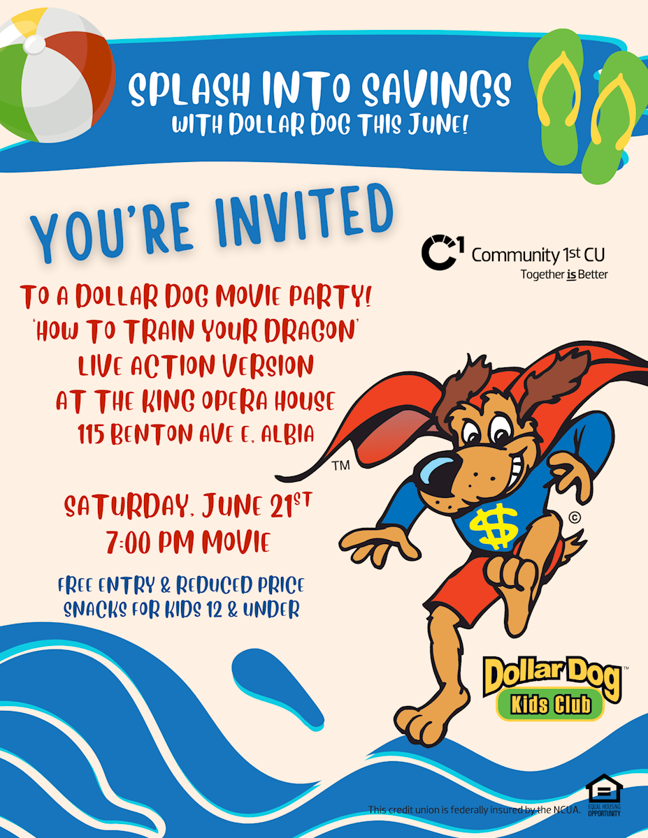Albia Dollar Dog Movie Party