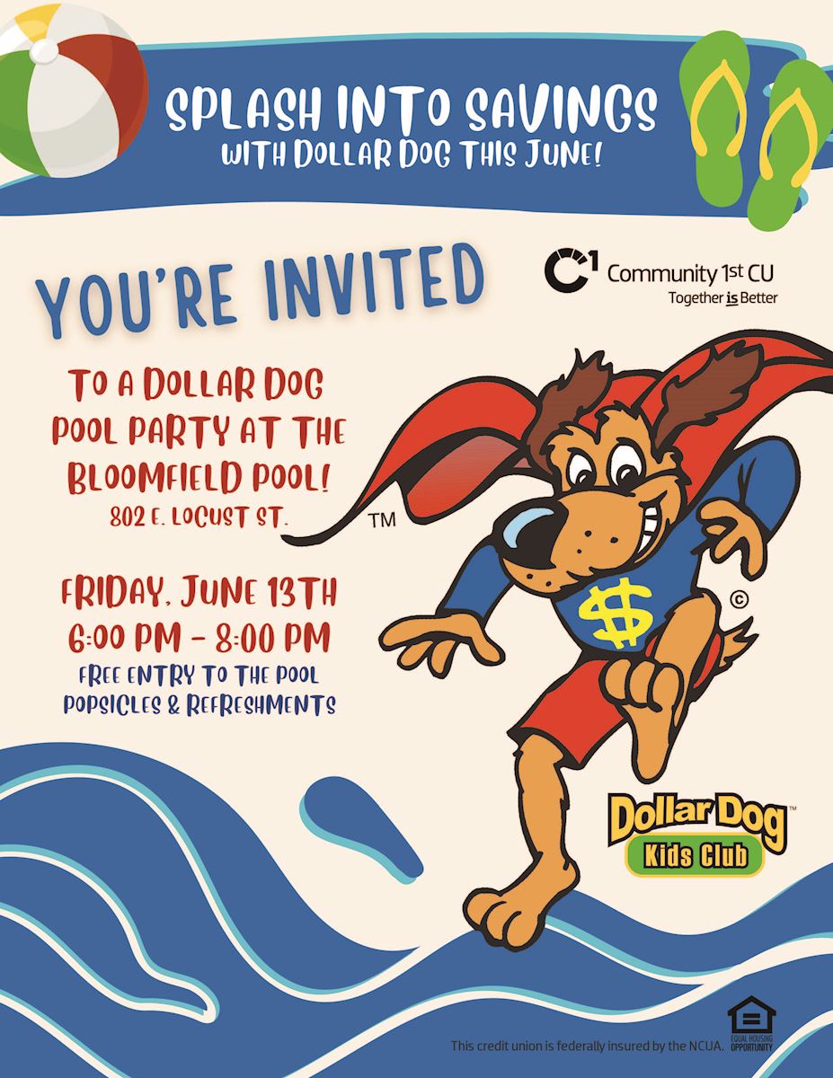 Bloomfield Dollar Dog Pool Party