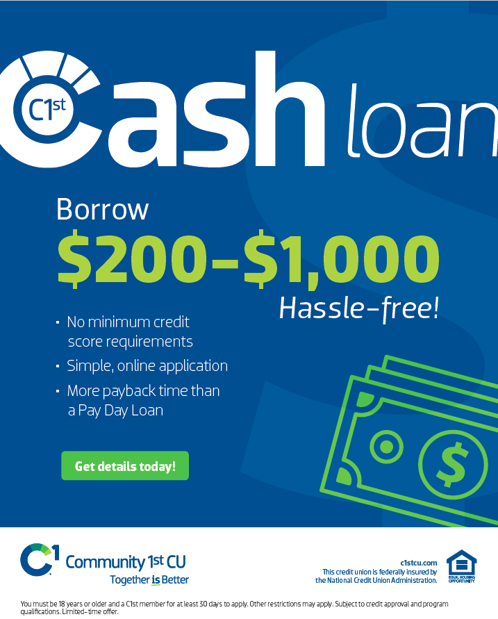 Advertisement for C1st Cash Loans