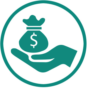 holding money icon