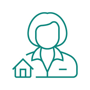 Person and Home icon