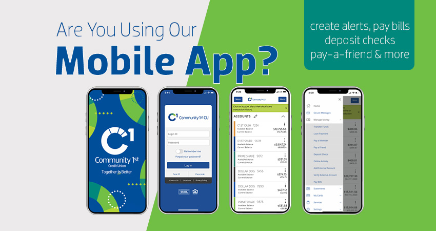 Welcome to Our Community | Community 1st Credit Union