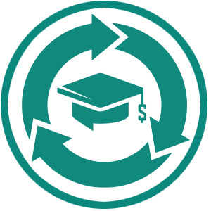 graduation cap and money